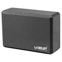 Bloco de Yoga - 22,8x15,2x7,6cm - Cor Preta - Liveup Sports