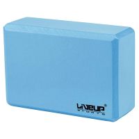 Bloco de Yoga - 22,8x15,2x7,6cm - Cor Azul - Liveup Sports
