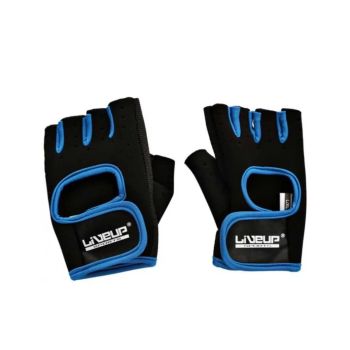 Luva de Treinamento - Azul/Preto - Tamanho P/M - Liveup Sports