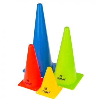 Cone de Agilidade - 28cm - Vermelho - Liveup Sports