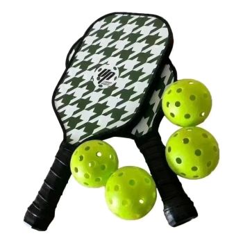 Kit de Pickleball (2 Raquetes; 4 Bolas;1 Bolsa)