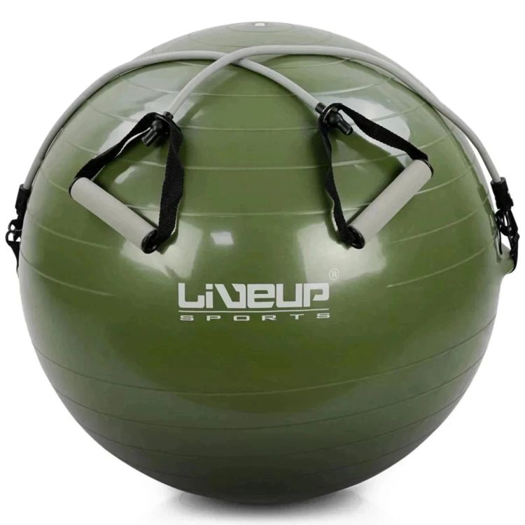 Ideal tanto para exercícios de reabilitação quanto para atividades de condicionamento físico, pode ser usada individualmente ou em par no treinamento de diversos esportes. Os exercícios contribuem para o aumento da força, agilidade e velocidade..
<br>Assim como nos exercícios de Pilates, os exercícios com a Bola Suiça para Pilates Liveup Sports também são de baixo impacto.
<br>A Bola Suiça para Pilates Liveup Sports pode ser incorporada a exercícios para trazer mais instabilidade para o corpo durante a execução dos exercícios.
<br>Pode-se fazer uma analogia com as molas dos aparelhos de Pilates. 
<br>A pressão do ar na parede plástica da bola realiza um papel semelhante às molas. 
<br>O corpo não pode se desconcentrar durante os exercícios, concentração total!
<br>Ótimo para trabalhar o famoso centro de força.
<br>A maioria dos exercícios com a Bola Suiça para Pilates Liveup Sports trabalham os músculos abdominais e das costas.
<br>Acompanha 02 extensores elástico de tensão média e bico reserva.