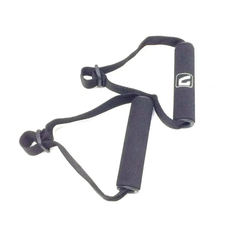 ESPECIFICAÇÕES
<br>
<br>O Pegador para Faixa Elástica foi desenvolvido como acessório para auxiliar no uso da Faixa Elástica e tubos elásticos.
<br>Proporciona melhor desempenho durante exercícios e garante maior segurança, pois reduz o risco da faixa escapar ou tubos elásticos e facilita a adequação postural. 
<br>Mais confortável. 
<br>Melhor desempenho. 
<br>Mais segurança.