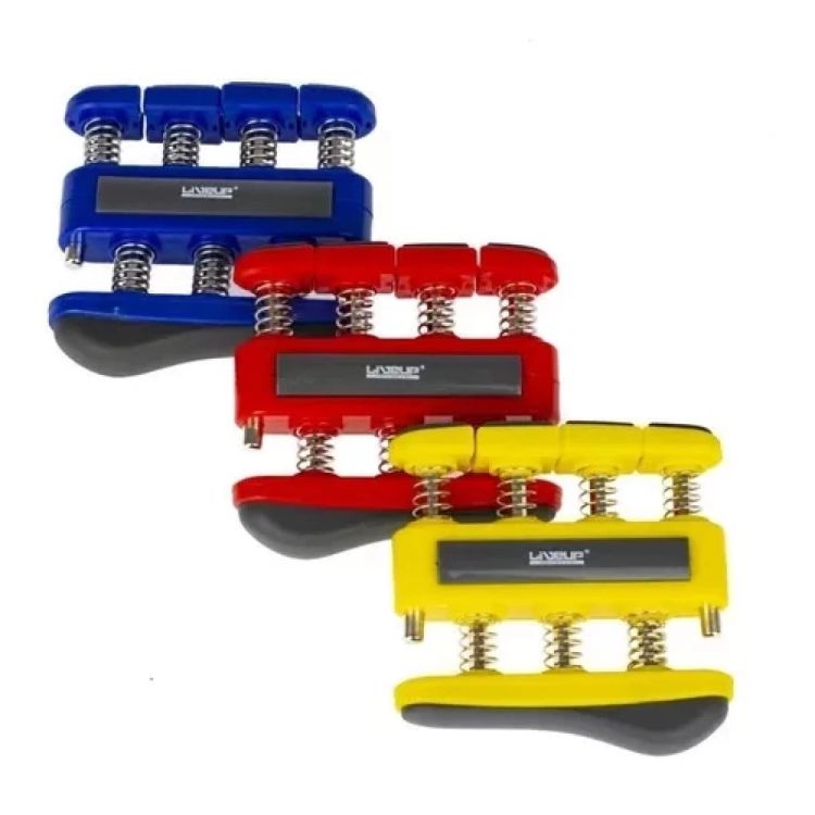 ESPECIFICAÇÕES
<br>· Projetado ergonomicamente para manter a mão na posição apropriada
<br>durante o exercício.
<br>
<br>APLICAÇÕES
<br>- O Exercitador para Dedos Liveup Sports é uma ótima maneira de melhorar a musculatura das mãos e dedos e manter o corpo ativo em qualquer lugar.
<br>- Seu tamanho compacto é ideal para ser utilizado no conforto do lar ou para levar em viagens. 
<br>- Basta apertá-lo com força para começar a sentir a musculatura enrijecendo. 
<br>- Por meio das resistentes molas de aço é possível fortalecer mãos, dedos, punhos e antebraços. 
<br>- Resistência com molas fortes.
<br>- Ajuda no fortalecimento das mãos, dedos, punhos e antebraços.
<br>· Indicado para uso em academias, clínicas, escolas, clubes e residências
<br>· Ajuda na recuperação de pequenas lesões e problemas de má articulação
<br>
<br>DESCRIÇÃO
<br>· Vendido a unidade
<br>- EXERCITADOR PARA DEDOS LIVEUP SPORTS - Leve - 3lbs / 1,36kg - AMARELO