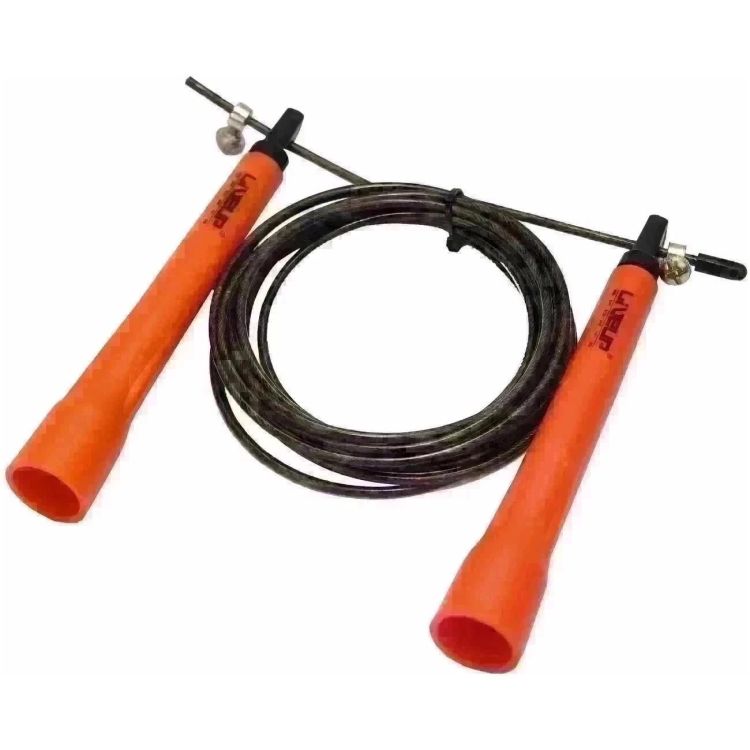 A corda de pular com rolamento é ótima para trabalhar e fortalecer músculos como os glúteos, coxas, panturrilha, abdômen e braços além de melhorar a respiração com exercícios aeróbicos de grande queima de calorias, melhorando o ritmo, a coordenação e o equilíbrio. Normalmente usado para exercícios de crossfit, possui corda de aço de alta resistência.
