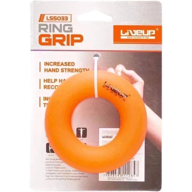 Projetado ergonomicamente para manter a mão na posição apropriada
<br>durante o exercício. O Anel Hand Grip - 7cm Liveup Sports é uma ótima maneira de melhorar a musculatura das mãos e dedos e manter o corpo ativo em qualquer lugar. Seu tamanho compacto é ideal para ser utilizado no conforto do lar ou para levar em viagens. Basta encaixá-lo nos dedos e começar a exercitar com movimentos de abrir e fechar.