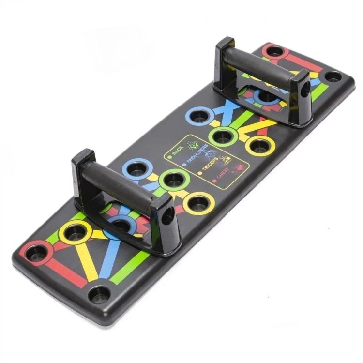 Indicado para todos os níveis de usuários, o Suporte para Flexão Liveup garante a desenvoltura e flexibilidade dos membros superiores, bem como proporciona maior conforto e segurança durante as atividades. Confira os benefícios:
<br>- Aumenta a amplitude do movimento de flexão potencializando os resultados;
<br>- Proporciona intenso trabalho muscular da região peitoral, braços e ombros.
<br>- Trabalha com mais músculos do que os apoios de flexão padrões;
<br>- Funciona em qualquer tipo de piso;
<br>- Condicionamento corporal superior.
