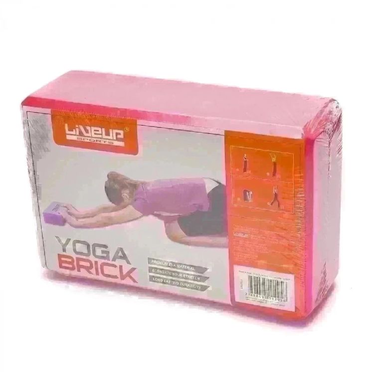 O Bloco para Yoga LIVEUP Sports é super leve e fácil de usar. Esse bloco ajuda você a melhorar as posturas na aula de yoga e incrementar a dificuldade nos exercícios. É possível trabalhar o equilíbrio, força e flexibilidade.
