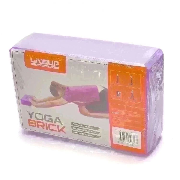 O Bloco para Yoga LIVEUP Sports é super leve e fácil de usar. Esse bloco ajuda você a melhorar as posturas na aula de yoga e incrementar a dificuldade nos exercícios. É possível trabalhar o equilíbrio, força e flexibilidade.