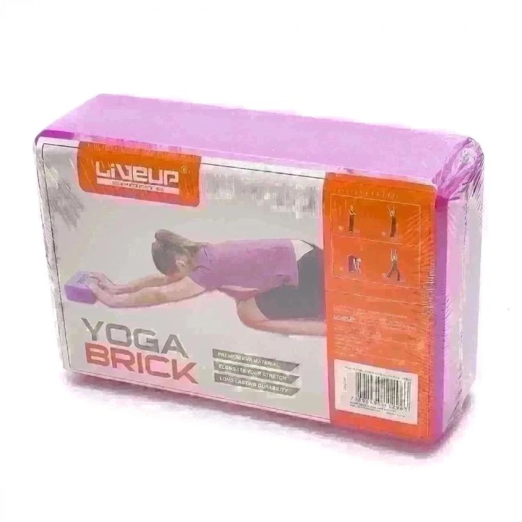 O Bloco para Yoga LIVEUP Sports é super leve e fácil de usar. Esse bloco ajuda você a melhorar as posturas na aula de yoga e incrementar a dificuldade nos exercícios. É possível trabalhar o equilíbrio, força e flexibilidade.