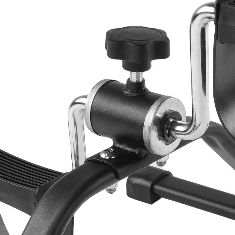 ESPECIFICAÇÕES:
<br>- É um equipamento prático, no qual você pode pedalar sentado em uma cadeira ou em um sofá;
<br>- Maneira suave de exercício de baixo impacto;
<br>- Possui regulagem de força com botão ajustável de tensão, permite variar a intensidade do treino; 
<br>- Pode ser transportado facilmente e ocupa pouco espaço.
<br>
<br>APLICAÇÕES: Utilizado para exercitar e reabilitar braços e pernas.
<br>
<br>
<br>EMBALAGEM CAIXA:
<br>- Contém uma Mini-Bike
<br>- Peso: 3 Kg
<br>- Altura: 19 cm
<br>- Largura: 50 cm
<br>- Comprimento: 9 cm