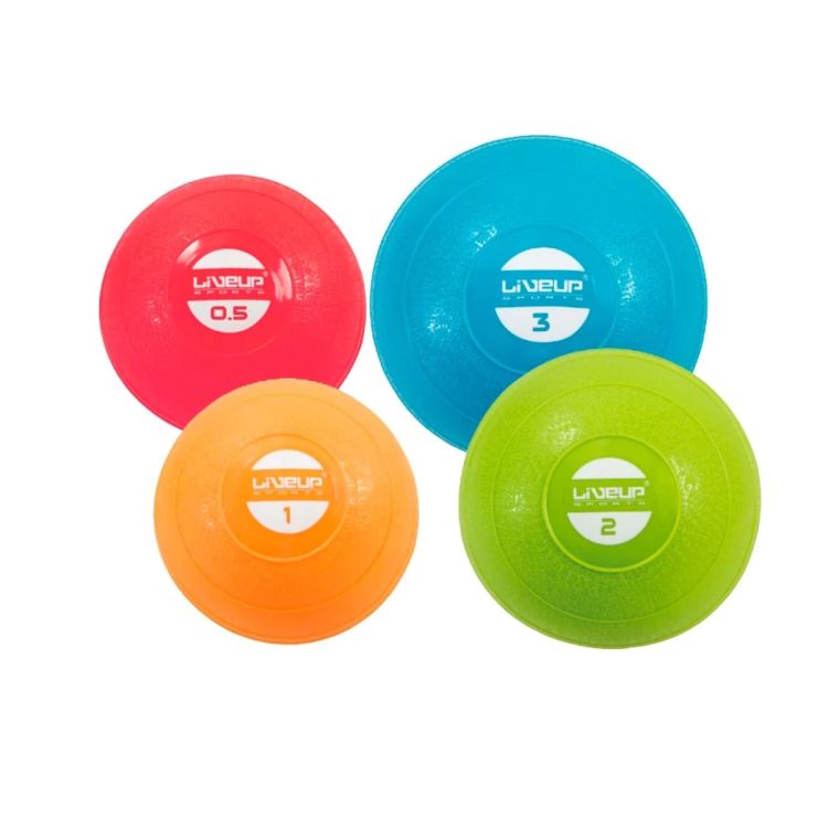 A Mini Bola de Exercícios LIVEUP é usada para intensificar os treinamentos e desenvolver força em exercícios de ginástica, musculação e reabilitação. Constituida de material totalmente emborrachado e com texturas garantindo uma melhor aderência no contato, possibilitando trabalhar diversos grupos musculares. Pode ser utilizada individualmente ou em grupo.