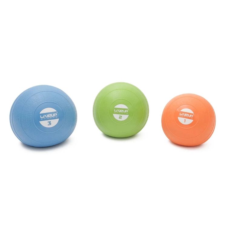 A Mini Bola de Exercícios LIVEUP é usada para intensificar os treinamentos e desenvolver força em exercícios de ginástica, musculação e reabilitação. Constituída de material totalmente emborrachado e com texturas garantindo uma melhor aderência no contato, possibilitando trabalhar diversos grupos musculares. Pode ser utilizada individualmente ou em grupo.