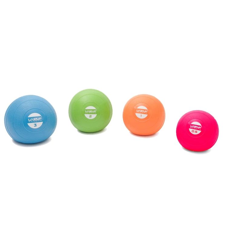 A Mini Bola de Exercícios LIVEUP é usada para intensificar os treinamentos e desenvolver força em exercícios de ginástica, musculação e reabilitação. Constituida de material totalmente emborrachado e com texturas garantindo uma melhor aderência no contato, possibilitando trabalhar diversos grupos musculares. Pode ser utilizada individualmente ou em grupo.